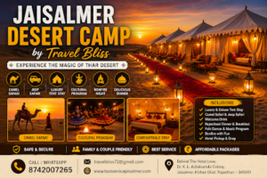 Best Jaisalmer Desert Camp Experience with Travel Bliss
