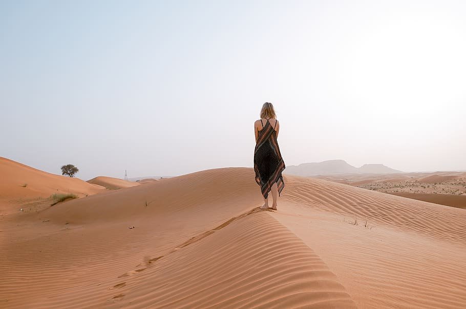 The desert gives its feel