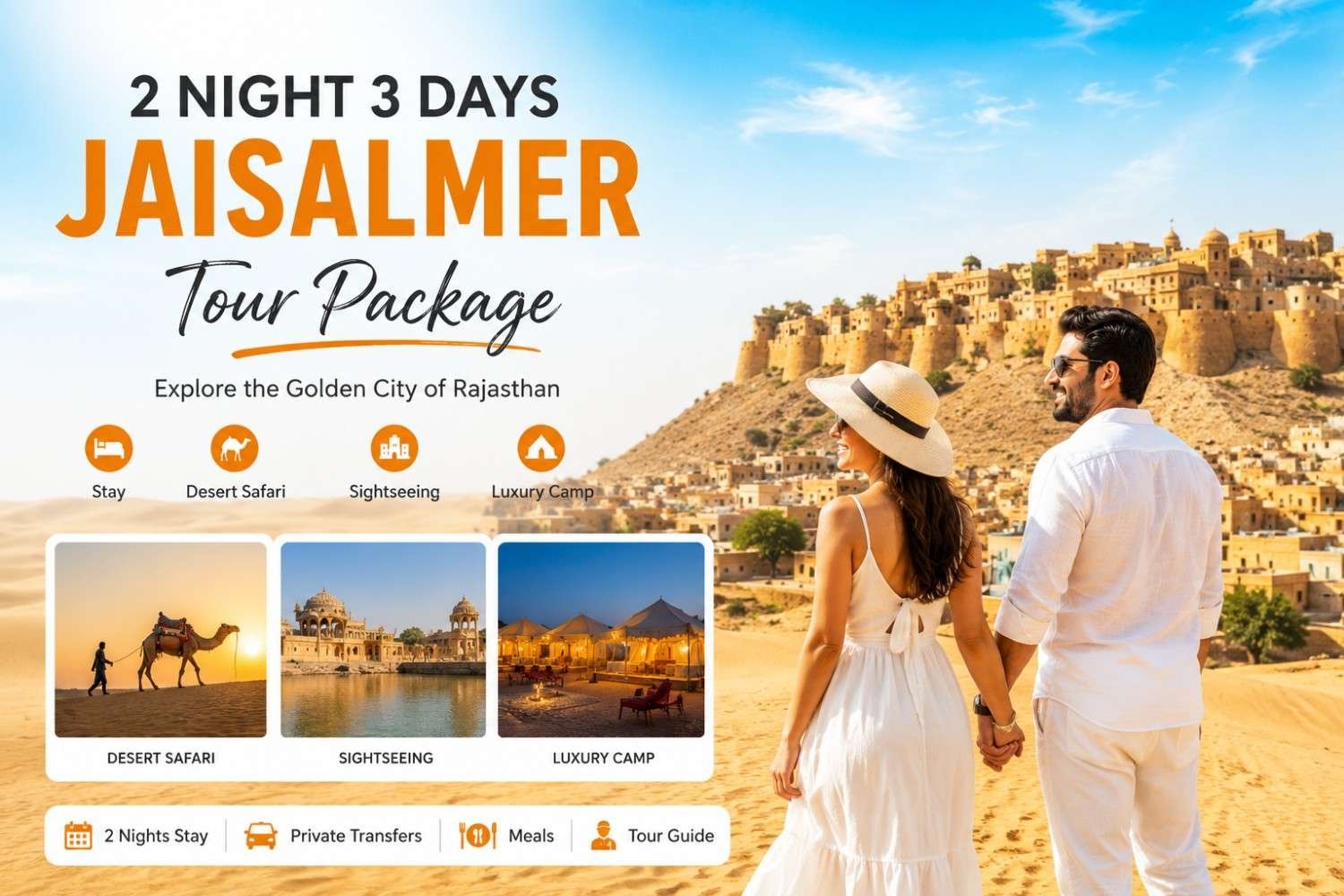 2 night 3days in jaisalmer