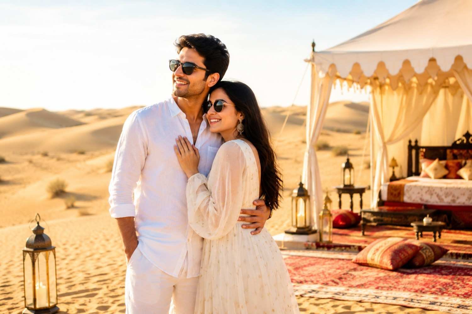 honeymoon couple